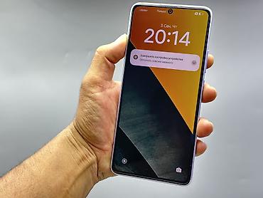 note 3: Poco M7 Pro 5G, Б/у, 256 ГБ, цвет - Фиолетовый, 2 SIM — 2