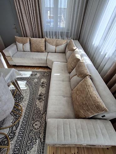divan yeni: Künc divan, Yeni, Açılan, Bazalı, Vеlur parça, Çatdırılma yoxdur — 2