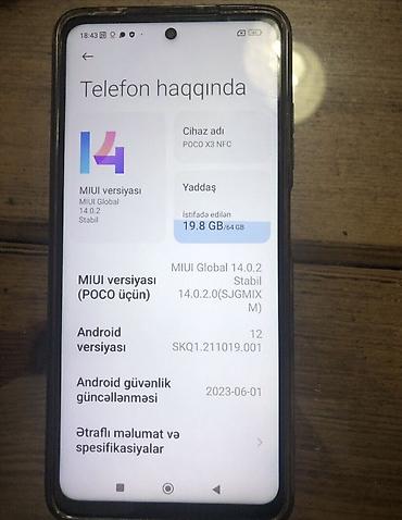 xiaomi poco x3 qiyməti: Poco X3 NFC, 64 GB, rəng - Göy — 3