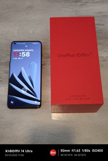 OnePlus: OnePlus 10 Pro, 256 GB, rəng - Qara, Barmaq izi — 4