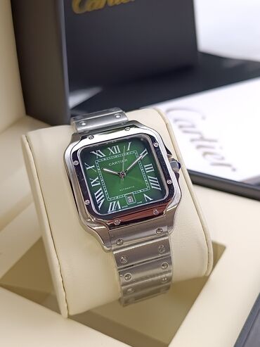 Qol saatları: Yeni, Qol saatı, Cartier, rəng - Gümüşü — 4