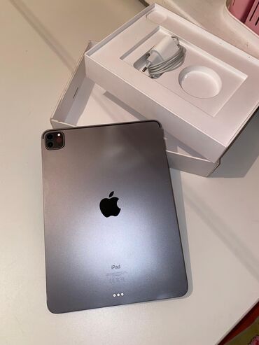 ipad pro 2021 цена в бишкеке: Планшет, Apple, эс тутум 128 ГБ, 10" - 11", Wi-Fi, Классикалык түсү - Боз
