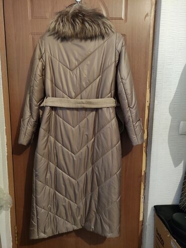 Пальто: Пальто, Зима, Длинная модель, Приталенная модель, 4XL — 6