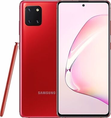 ddr3l 8gb: Samsung Note 10 Lite, Б/у, 128 ГБ, цвет - Красный, 2 SIM