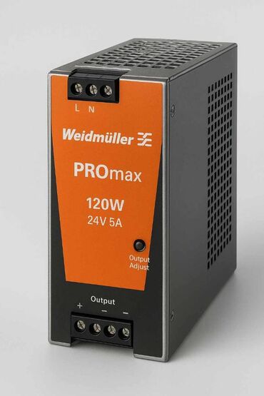 Казаны: Qida bloku "Weidmüller PROmax 120W 24V 5A" Orijinal Weidmüller PROmax
