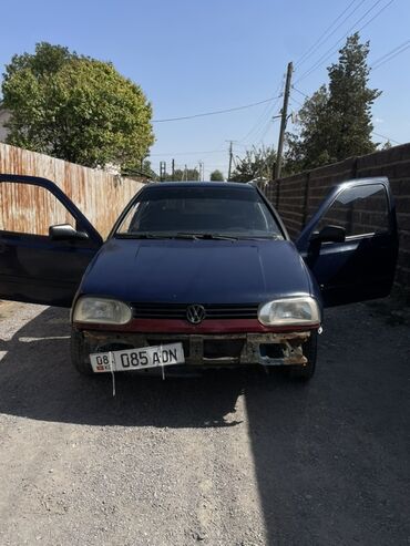унаа тетиктер: Volkswagen Golf (хэтчбек, 5 дверей), темно‑синий цвет. Основные