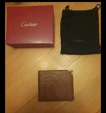 Portmone, pulqabıları: Cartier kişi pulqabısı – klassik qəhvəyi dəridən. Xarici dizayn: - — 3