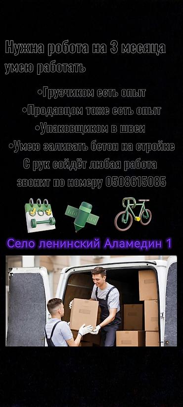 молярная работа: Грузчик. С опытом — 1