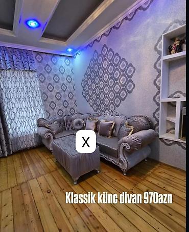 Divanlar: Klassik künc divan – 970 AZN - Üslub: Barokko elementli klassik — 1