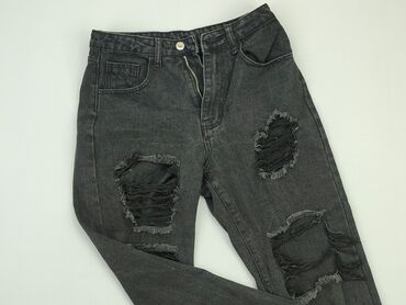 jeansowe czarne spódnice: Jeans, Shein, XS (EU 34), condition - Very good