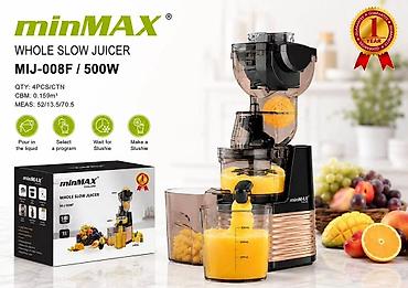 mix fold: Соковыжималка медленного отжима minMAX MIJ-008F, 500 Вт - Тип — 1