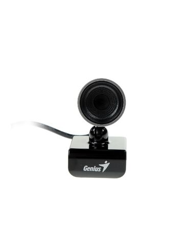 накамерный микрофон: Веб-камера Genius FaceCam 1010 с цилиндрическим корпусом, выполненным