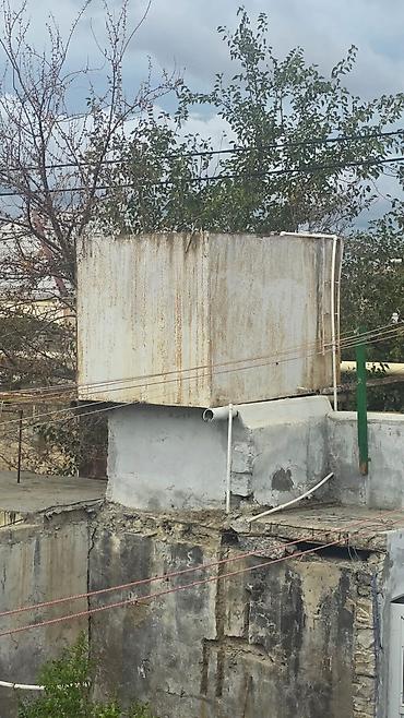 Metall su çəni – damüstü montajlı - Material: qalın divarlı metal