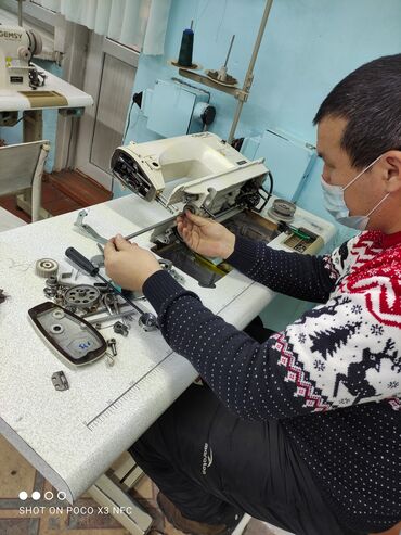 швейный механик: Механик по ремонту швейных машин, любой сложности