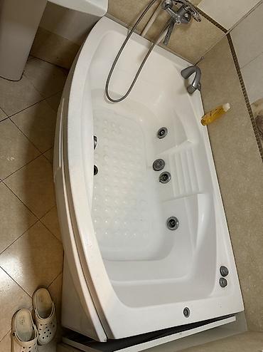 cakuzi: Hidromassajlı künc vanna - Ölçü: təxmini 130–150 sm künc tipli — 3