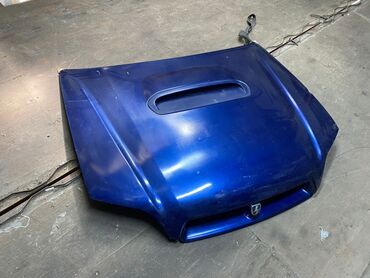 Двигатели, моторы и ГБЦ: Капот Subaru 1999 г., Б/у, цвет - Синий, Оригинал