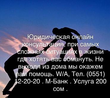 Другие услуги: Онлайн-консультация по гражданским и уголовным делам в суде. Услуга — 7