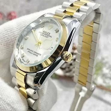 оптом кийим: Классикалык сааттар саат, Rolex, Алтын, Швейцария, Унисекс, Жаңы — 4