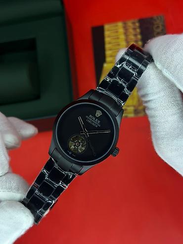Личные вещи: Новый, Наручные часы, Rolex, цвет - Черный — 8
