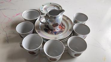 çaydan dəsti: Çay dəsti, rəng - Ağ, Farfor, Madonna, 6 nəfərlik, Almaniya — 3