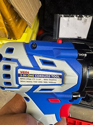 поя: Аккумуляторный инструмент C-MART W0356 (3-in-1 Cordless Tool) в кейсе — 3