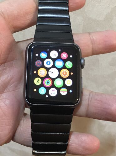 apple watch series 3: İşlənmiş, Smart saat, Apple, rəng - Qara