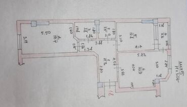 советская бокомбаева: 2 комнаты, 73 м², Элитка, 6 этаж, Евроремонт