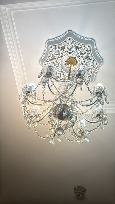 Çilçıraqlar: Çılçıraq, 10 və daha çox lampa, Xrustal