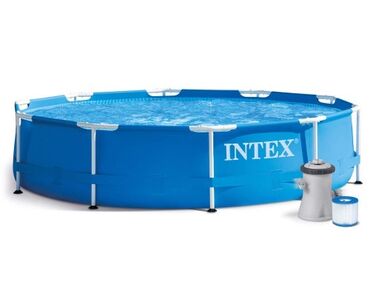 шорты для бассейна: Сборный каркасный бассейн серии Metal Frame Pool с фильтр-насосом