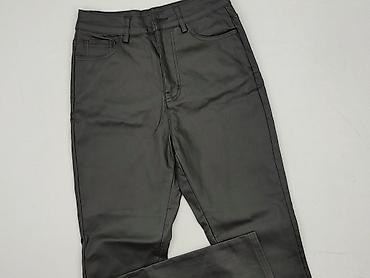 high waist: Spodnie materiałowe damskie, rozmiar M — 1