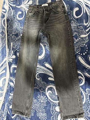 Cinslər: Pull bear Bershka Zara Şalvarlar 32-34 Rəngli yuyulma effektli jeans — 6