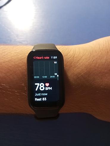 silikon kabro: İşlənmiş, Smart qolbaq, Xiaomi, Sensor ekran, rəng - Qara — 3