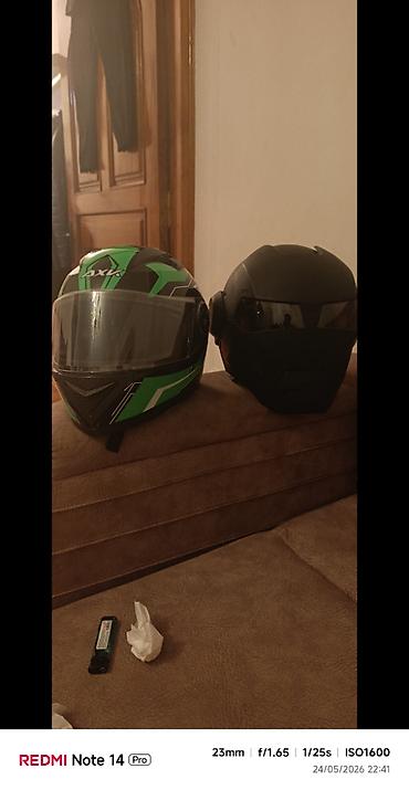 Другое: Moto Kasklar-demek olarki yeni kimidler,yashil reng 40,man qara reng — 2