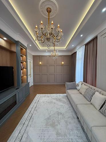 building: 2 комнаты, 80 м², Асанбай мкр Элитка, 9 этаж, Дизайнерский ремонт — 3