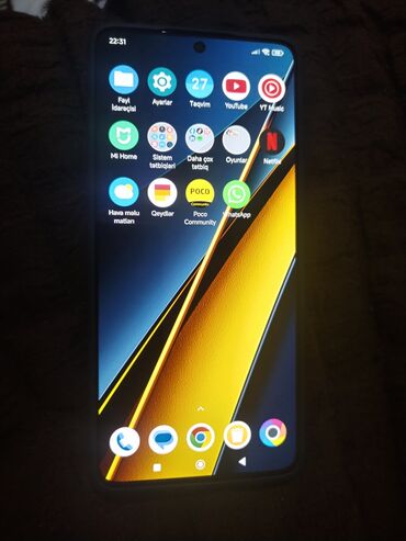 poco x6 qiyməti: Poco X6 Pro 5G, 512 GB, rəng - Sarı, Sensor, Barmaq izi, Face ID