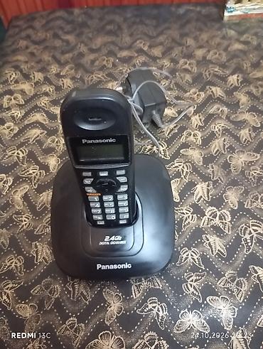 Stasionar telefonlar: Stasionar telefon Panasonic, Simsiz, İşlənmiş — 3