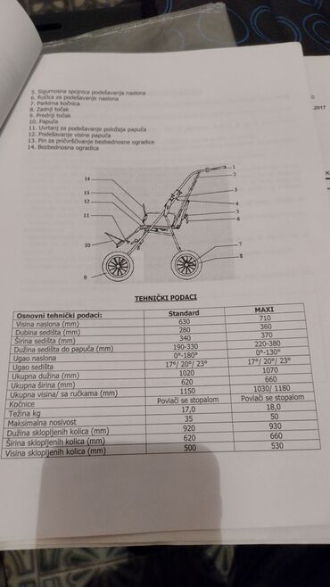 Invalidska kolica: Na prodaju neurološka kolica za decu, ispravna sve na njima — 19