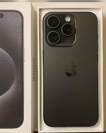ipone 15: IPhone 15 Pro (цвет: чёрный титан) в комплекте с фирменной коробкой — 1