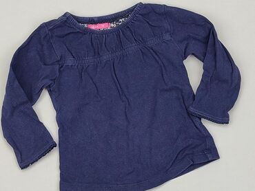 niebieska elegancka bluzka: Blouse, 6-9 months, condition - Good