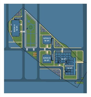 орто сай рынок квартира: 1 комната, 45 м², Элитка, 11 этаж, ПСО (под самоотделку)