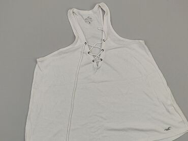 białe koszulowe bluzki damskie: Bluzka Damska, Hollister, S, stan - Dobry