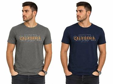 farmerke pull and bear: Pamucne muske majice sa elastinom,Batal vel.od 3xl do 7xl Boje siva i — 1