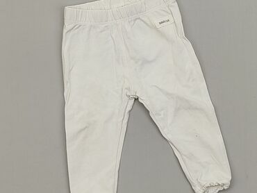 białe spodnie legginsy: Spodnie dresowe, 3-6 m, stan - Dobry