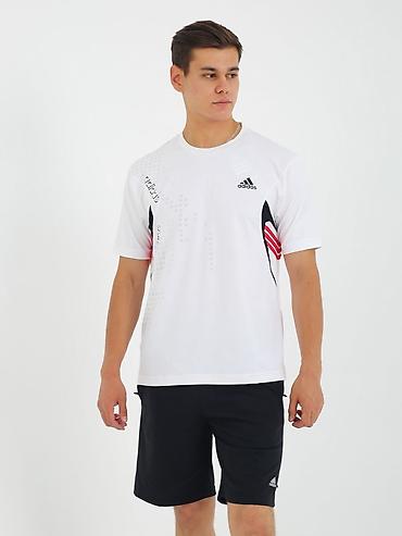 Футболки: Мужская футболка, S, Adidas, Новый, цвет - Голубой — 26