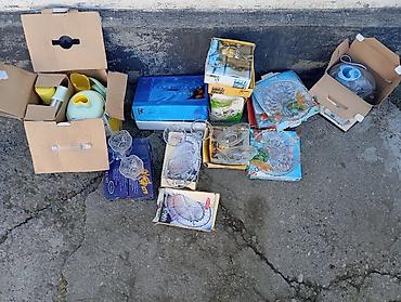 Столовая посуда: Набор кухонной посуды и аксессуаров (сборный лот) Состав по коробкам — 3