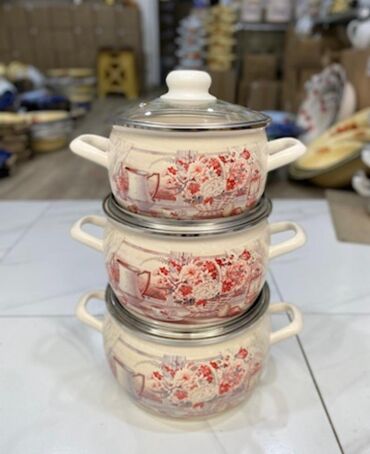 Tava-qazan dəstləri: Qazan, rəng - Ağ — 3