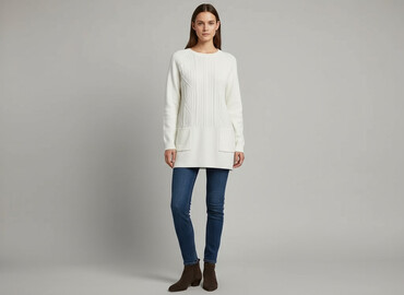 Swetry: Sweter damski, rozmiar S