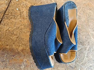 paul smith black label: Prodajem potpuno nove teksas platforme,nove moderne papuče,uplata,pa — 7