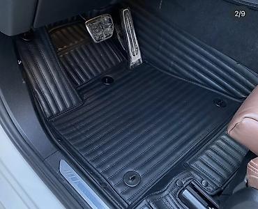 Полики: 5D Экокожа Полики Для салона Mercedes-Benz, цвет - Черный, Б/у, Самовывоз — 1