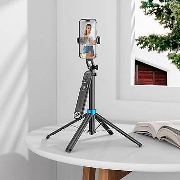 Другие аксессуары для мобильных телефонов: Монопод HOCO K22 - объединяет в себе функцию квадропода и селфи-палки — 3